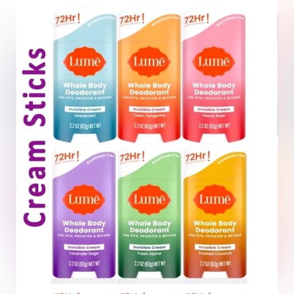 Cream Deodorant Stick & Full Size Bar Soap - Matching Scent Choose … SEALED - Picture 2 of 8